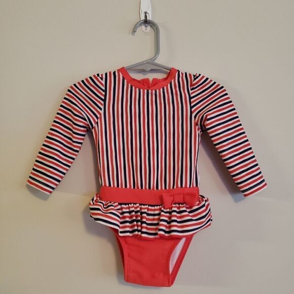 CAT & JACK ONE PIECE BATHING SUIT 12 M - Picture 1 of 5